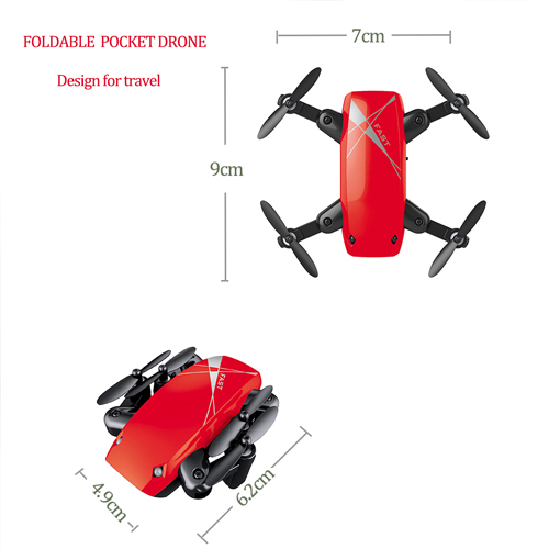 Mini RC Foldable Drone S9HW With Camera S9 No Camera RC Helicopter Drone Dron Altitude Hold RC Quad copter WiFi FPV Pocket Drone