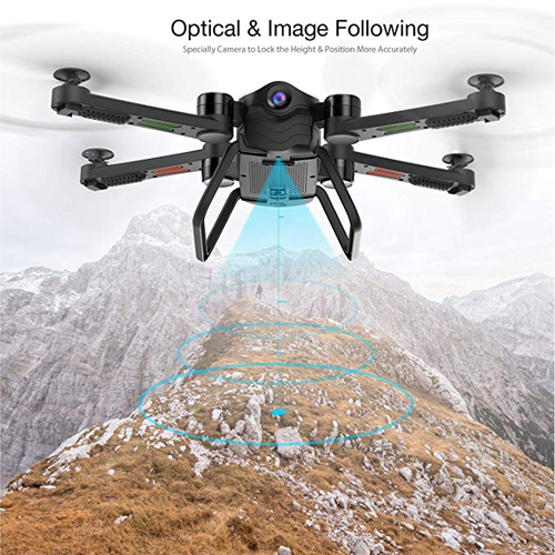 GPS Drone with 1080P HD Camera 2-Axis Self stabilizing Gimbal 5G WiFi FPV Video RC Quadcopter Auto Return Home with Follow Me Altitude Hold Headless B