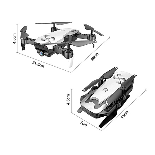 4K Ultra HD Dual Camera FPV WiFi Quadcopter Follow Me Mode Gesture Control 2 Batteries Included