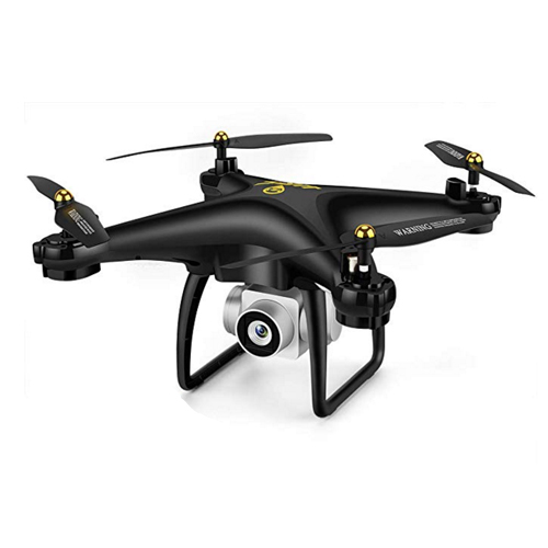 GPS Drone with Camera for Adults, Quadcopter with Auto Return Home, Adjustable Wide-Angle Camera, Follow Me, Altitude Hold, Tap Fly Functions, Include