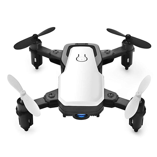 Mini Drone RC Quadcopter Foldable Altitude Hold Headless RTF 360 Degree FPV Video WiFi 720P HD Camera 6-Axis Gyro 4CH 2.4Ghz Remote Control Super Easy